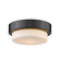 Multi-Family One Light Flush Mount in Matte Black (62|127009BLK)