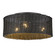 Erma Three Light Flush Mount in Matte Black (62|1084FMBLKBW)