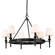 Edinburgh Six Light Chandelier in Matte Black (62|10206BLKMWS)