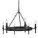 Edinburgh Six Light Chandelier in Matte Black (62|10206BLK)