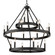 Alastair 18 Light Chandelier in Matte Black (62|1017396BLK)