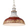 Kinsley One Light Pendant in Aged Galvanized Steel (62|0865LAGVRED)