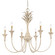 Lillianne Six Light Chandelier in Antique Ivory (62|08466AI)