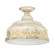 Keating Three Light Semi-Flush Mount in Antique Ivory (62|0806SFAI)