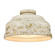 Keating AI Three Light Flush Mount in Antique Ivory (62|0806FMAI)