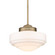 Ingalls MBS One Light Pendant in Modern Brass (62|0508MMBSVMG)
