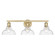 Carver Three Light Bath Vanity in Brushed Champagne Brass (62|0305BA3BCBCLR)