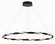 Convolution LED Island Pendant in Matte Black (42|P548366AL)