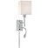 George's Reading Room LED Swing Arm Wall Lamp in Chrome (42|P477077)