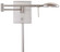 George's Reading Room LED Swing Arm Wall Lamp in Brushed Nickel (42|P4338084)
