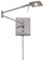 George's Reading Room LED Swing Arm Wall Lamp in Brushed Nickel (42|P4328084)