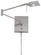 George's Reading Room LED Swing Arm Wall Lamp in Brushed Nickel (42|P4318084)