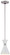 Conic One Light Mini Pendant in Glitter Gloss White (42|P182144F)