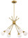 Pontil Six Light Chandelier in Honey Gold (42|P1806248)