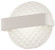 Quilted LED Wall Sconce in Matte White (42|P1773044BL)
