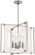 Crystal Clear Four Light Pendant in Polished Nickel (42|P1404613)