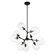 Nexpo Nine Light Chandelier in Coal Black (42|P136966A)
