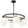 Alluria Six Light Pendant in Weathered Black W/Autumn Gold (42|P1356618)