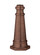 Outdoor Post Base Post Mount Base in Copper Oxide (1|POSTBASECO)