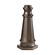 Outdoor Post Base Postbase in Oil Rubbed Bronze (1|POSTBASEORB)