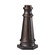 Outdoor Post Base Postbase in Grecian Bronze (1|POSTBASEGBZ)