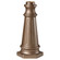 Outdoor Post Base Postbase in Corinthian Bronze (1|POSTBASECB)