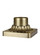 Outdoor Pier Mounts Pier Mount Base in Painted Distressed Brass (1|PIERMOUNTPDB)
