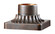 Outdoor Pier Mounts Mounting Accessory in Walnut (1|PIERMTWAL)
