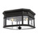 Cotswold Lane Two Light Outdoor Flush Mount in Black (1|OL5433BK)
