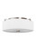 Sunset Drive Two Light Flush Mount in Brushed Steel (1|FM313BS)