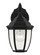 Bakersville One Light Outdoor Wall Lantern in Black (1|8893612)