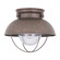 Sebring One Light Outdoor Flush Mount in Weathered Copper (1|886944)