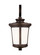 Eddington One Light Outdoor Wall Lantern in Antique Bronze (1|8719301EN371)