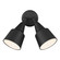 Flood Light Two Light Adjustable Swivel Flood Light in Black (1|856070212)