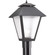Polycarbonate Outdoor One Light Outdoor Post Lantern in Black (1|82065EN312)