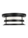 Wilburn Two Light Outdoor Flush Mount in Black (1|7890902EN312)