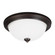 Geary Two Light Flush Mount in Bronze (1|77264710)