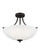 Geary Three Light Semi-Flush Convertible Pendant in Bronze (1|7716503EN3710)