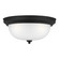 Geary Three Light Flush Mount in Midnight Black (1|77065EN3112)