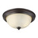 Geary Two Light Flush Mount in Bronze (1|77064710)