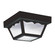 Outdoor Ceiling One Light Outdoor Flush Mount in Black (1|756732)