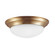 Nash Three Light Flush Mount in Satin Brass (1|75436848)