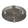 Multi-Port Canopy Three Light Cluster Canopy in Brushed Nickel (1|7449403962)