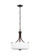 Canfield Three Light Pendant in Bronze (1|6528803710)