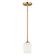Windom One Light Mini-Pendant in Satin Brass (1|6102801EN3848)