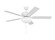 Linden 52'' Ceiling Fan in Matte White (1|5LD52RZWD)