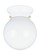 Tomkin One Light Flush Mount in White (1|5366EN315)
