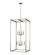 Moffet Street Eight Light Hall / Foyer Pendant in Satin Brass (1|5234508848)