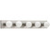 Center Stage Five Light Wall / Bath in Brushed Stainless (1|473598)