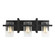 Mitte Three Light Wall / Bath in Midnight Black (1|4441503112)